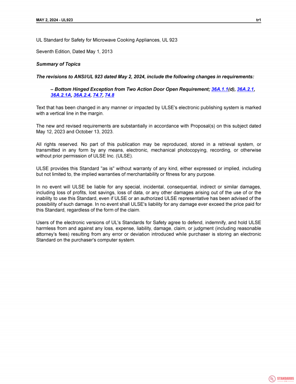 UL 923 PDF